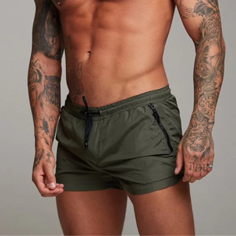 2024 Men  Casual Shorts New Gyms Fitness Bodybuilding Shorts Mens Summer Casual Cool Short Pants Male Jogger Workout Beach