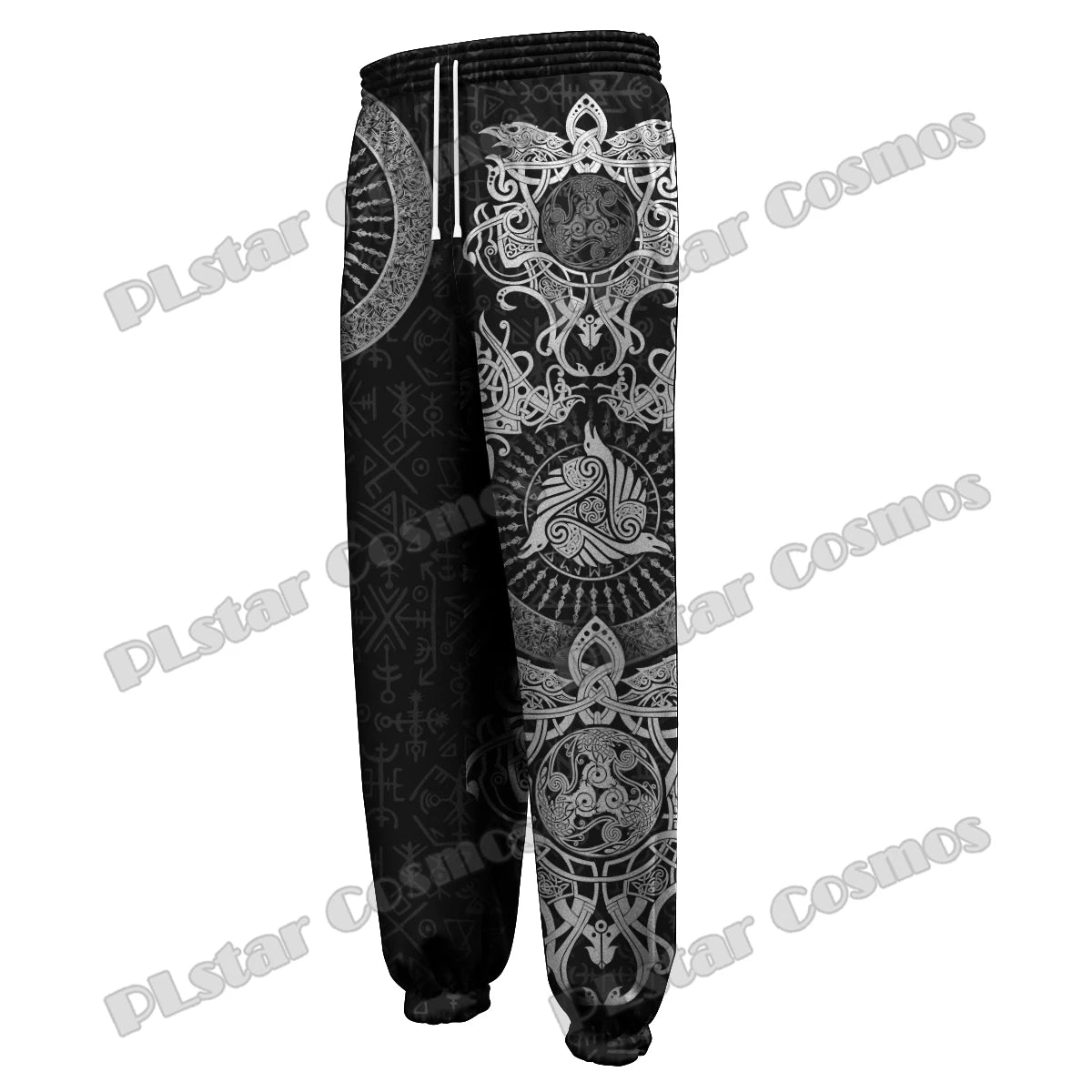 PLstar Cosmos Dragon Tattoo Vegvisir Symbol 3D All Over Printed Men's Jogger Pants Autumn Fashion Unisex Casual Sweatpants MP14