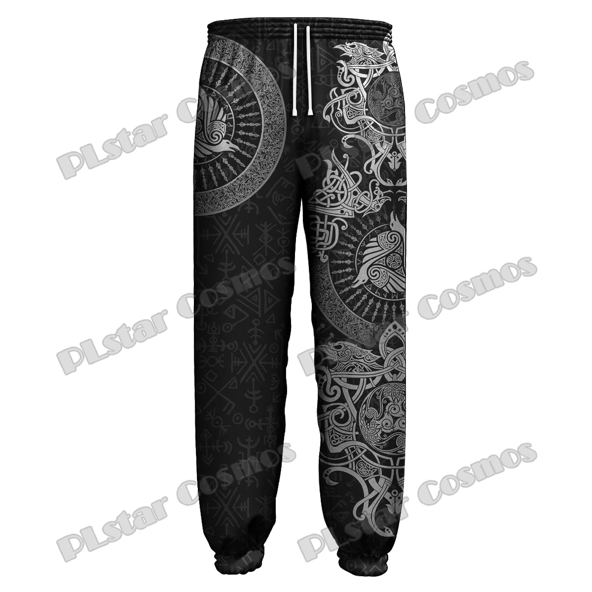 PLstar Cosmos Dragon Tattoo Vegvisir Symbol 3D All Over Printed Men's Jogger Pants Autumn Fashion Unisex Casual Sweatpants MP14