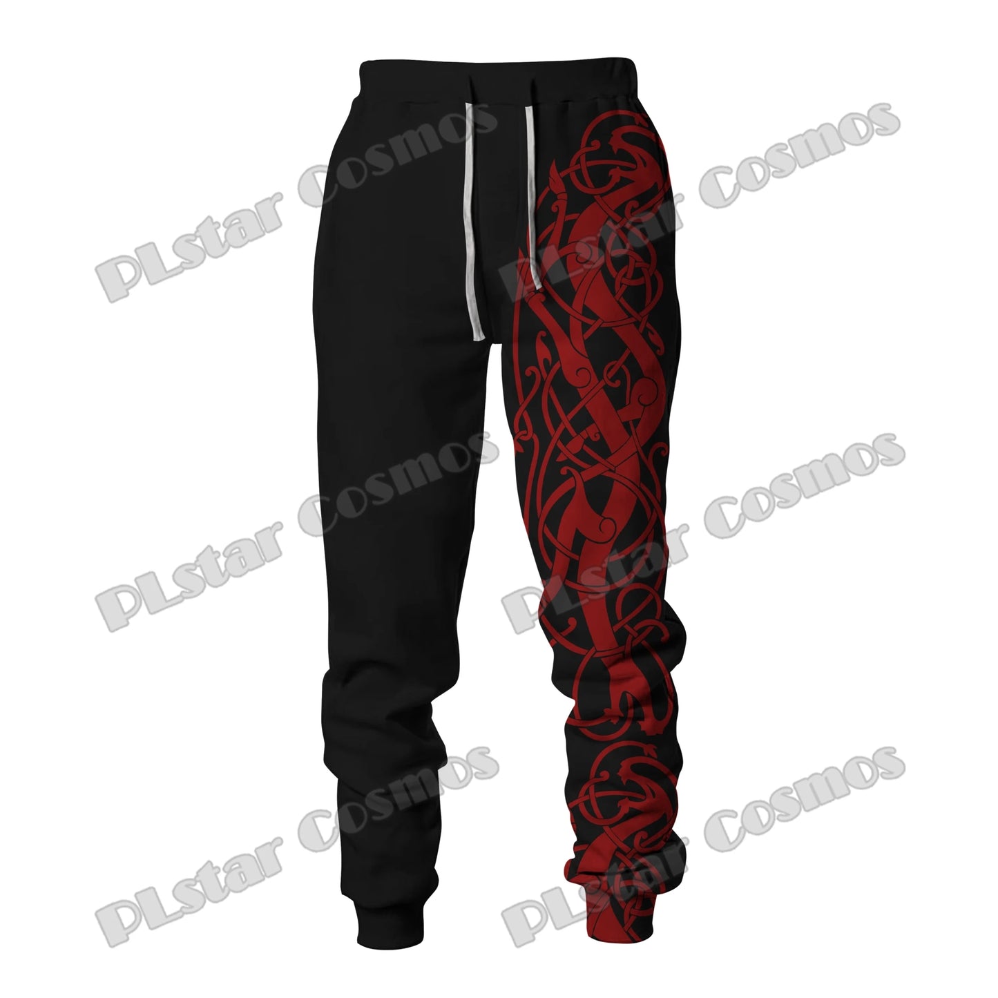 PLstar Cosmos Dragon Tattoo Vegvisir Symbol 3D All Over Printed Men's Jogger Pants Autumn Fashion Unisex Casual Sweatpants MP14