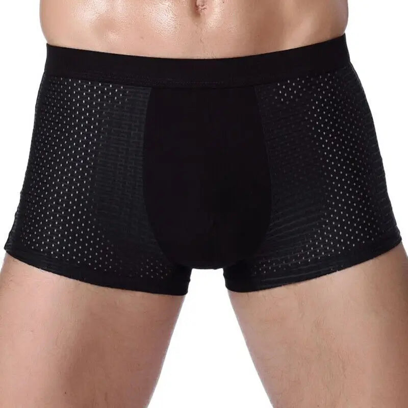 1 PCS Men Bamboo Fibre Shorts AU Boxhero Bamboo Fiber Briefs UV Protection Panty Silky Smooth