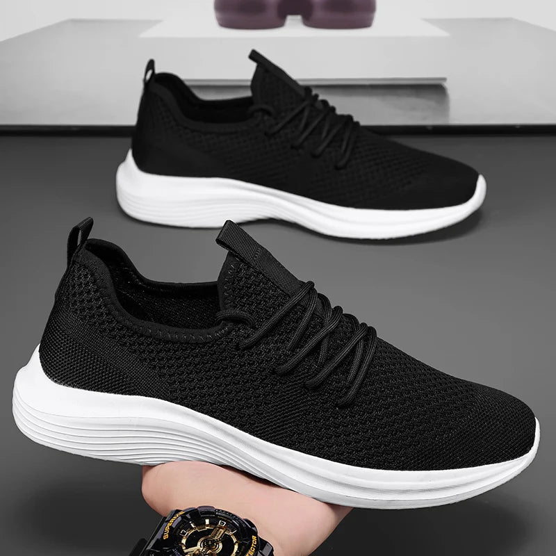 Running Shoes Men Mesh Lightweight Outdoor Sports Casual Lace-up Walking Shoes Jogging Gym Big Size Sneakers for Men and Women